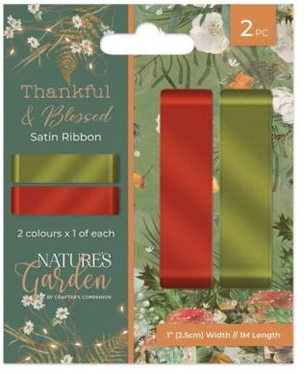 Thankful&Blessed - Satin Ribbon
